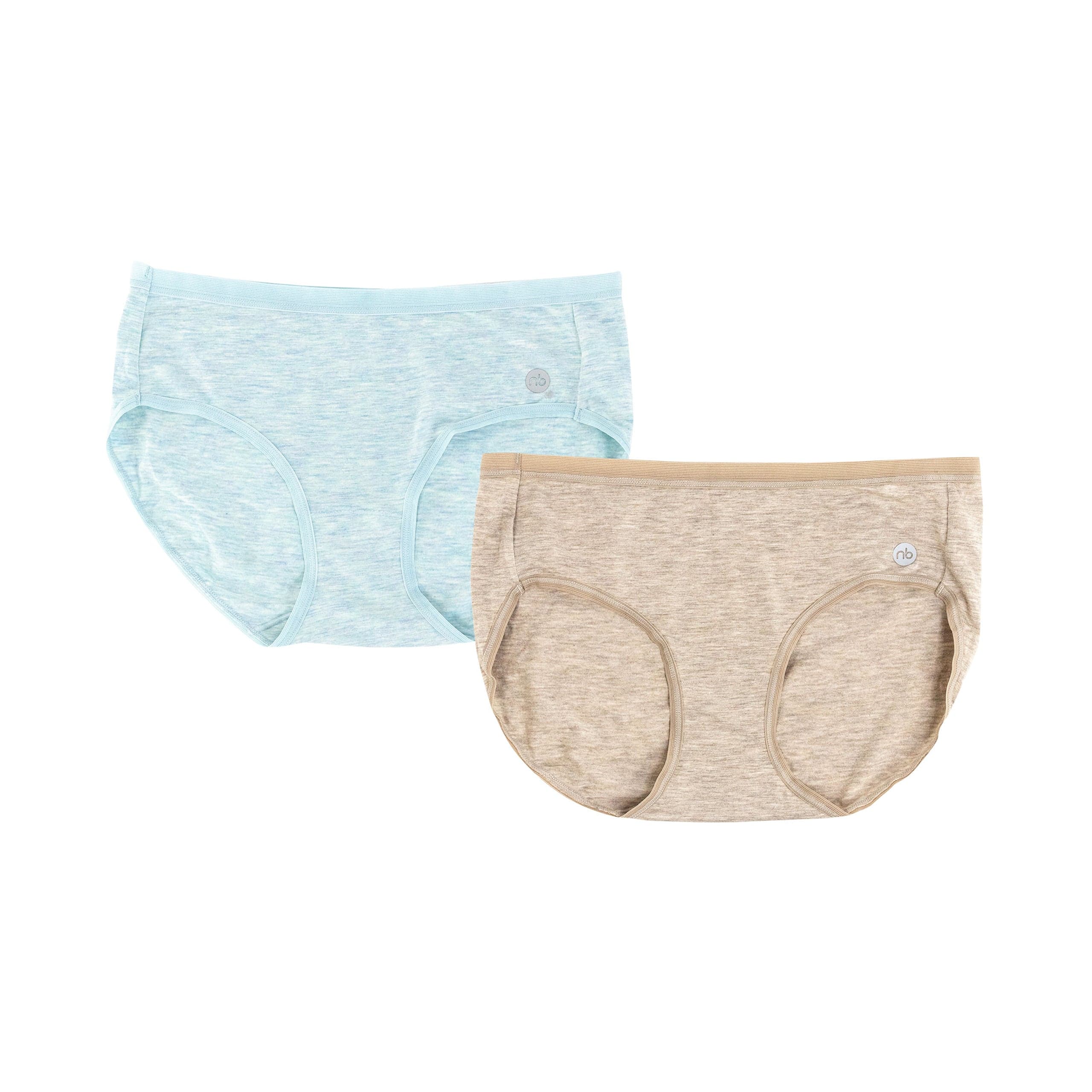 Bamboo Cotton Women's Basics Bikini Underwear (2 Pack)