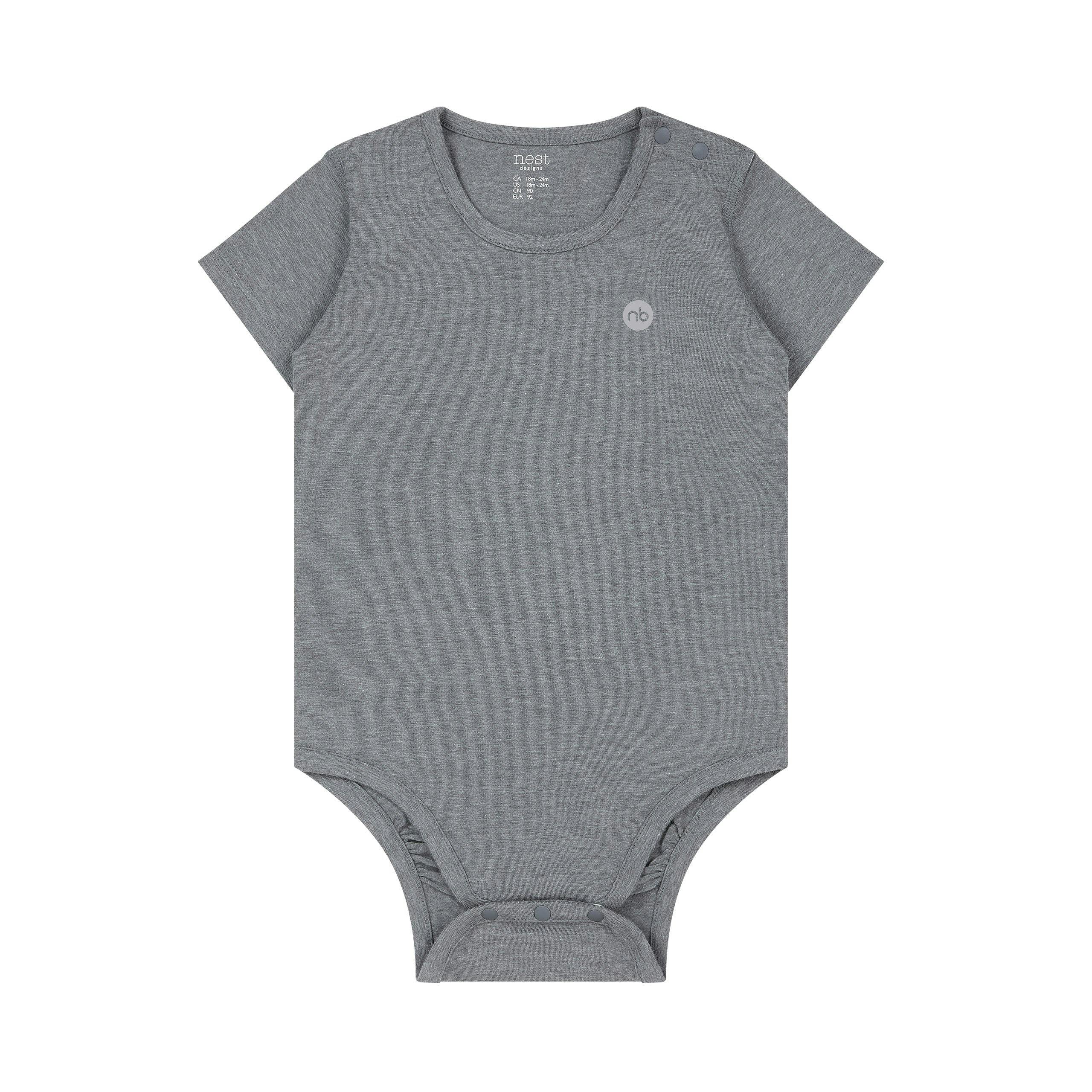 Bamboo Cotton Basics Short Sleeve Onesie