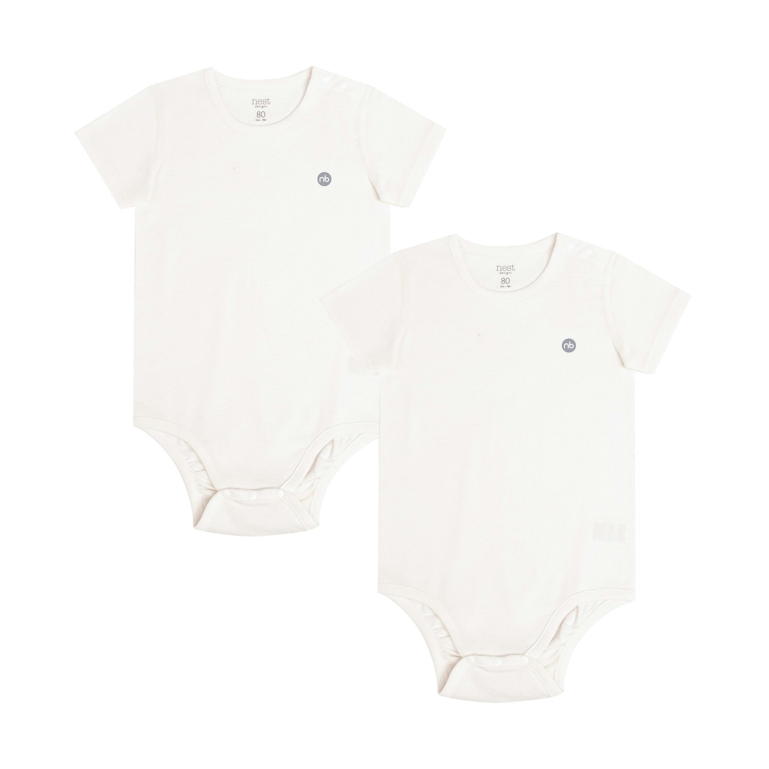 Basics Short Sleeve Onesie (2 Pack)