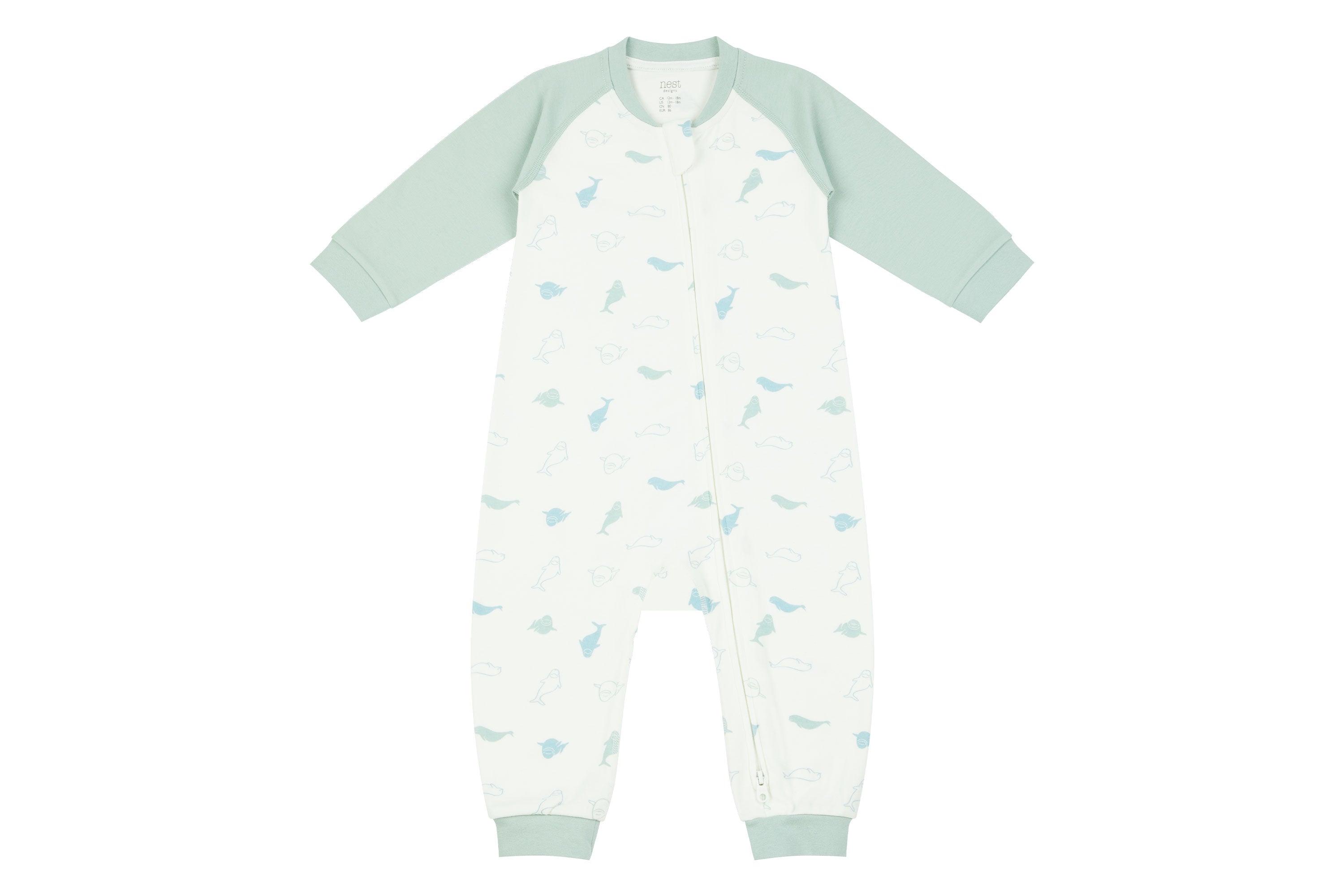 Organic Cotton Long Sleeve Footless Sleeper