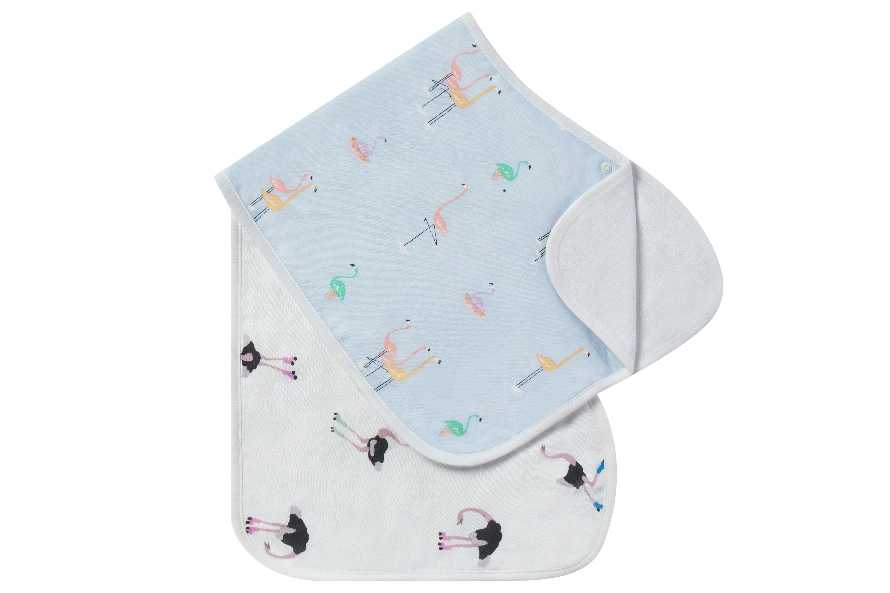 Bamboo Burp 'n Bib (2 Pack)