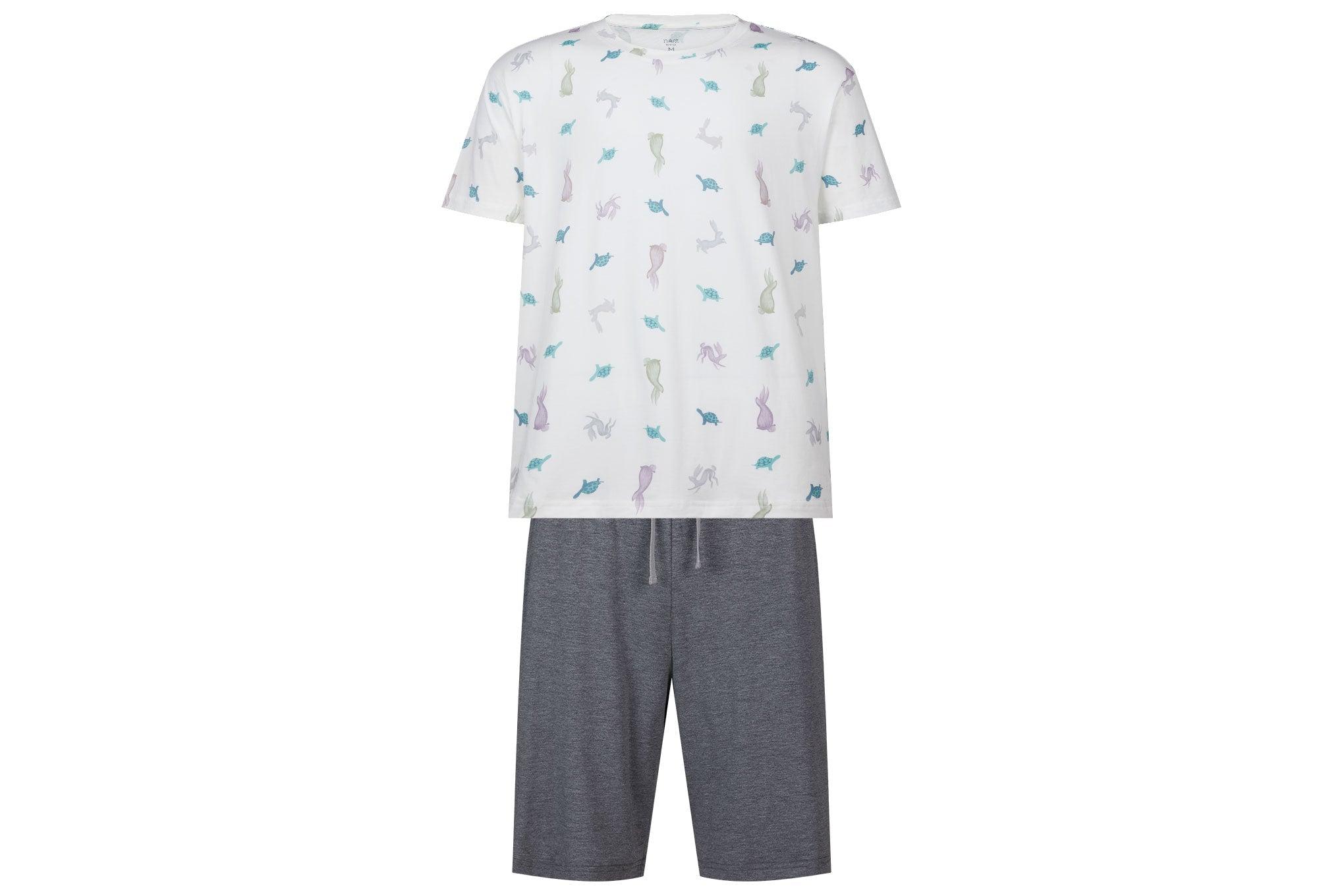 Bamboo Jersey Men's Short Sleeve PJ Set