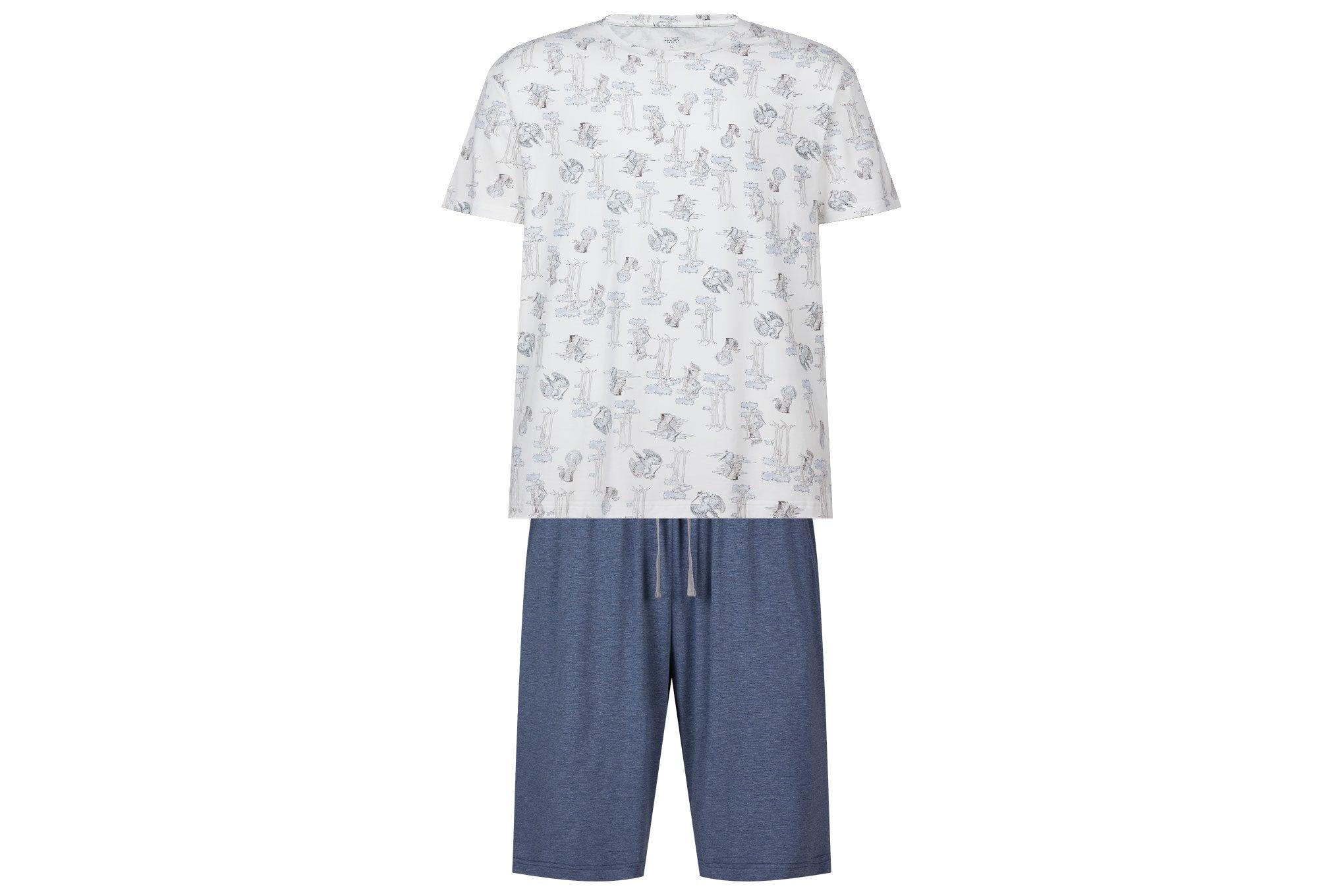 Bamboo Jersey Men's Short Sleeve PJ Set