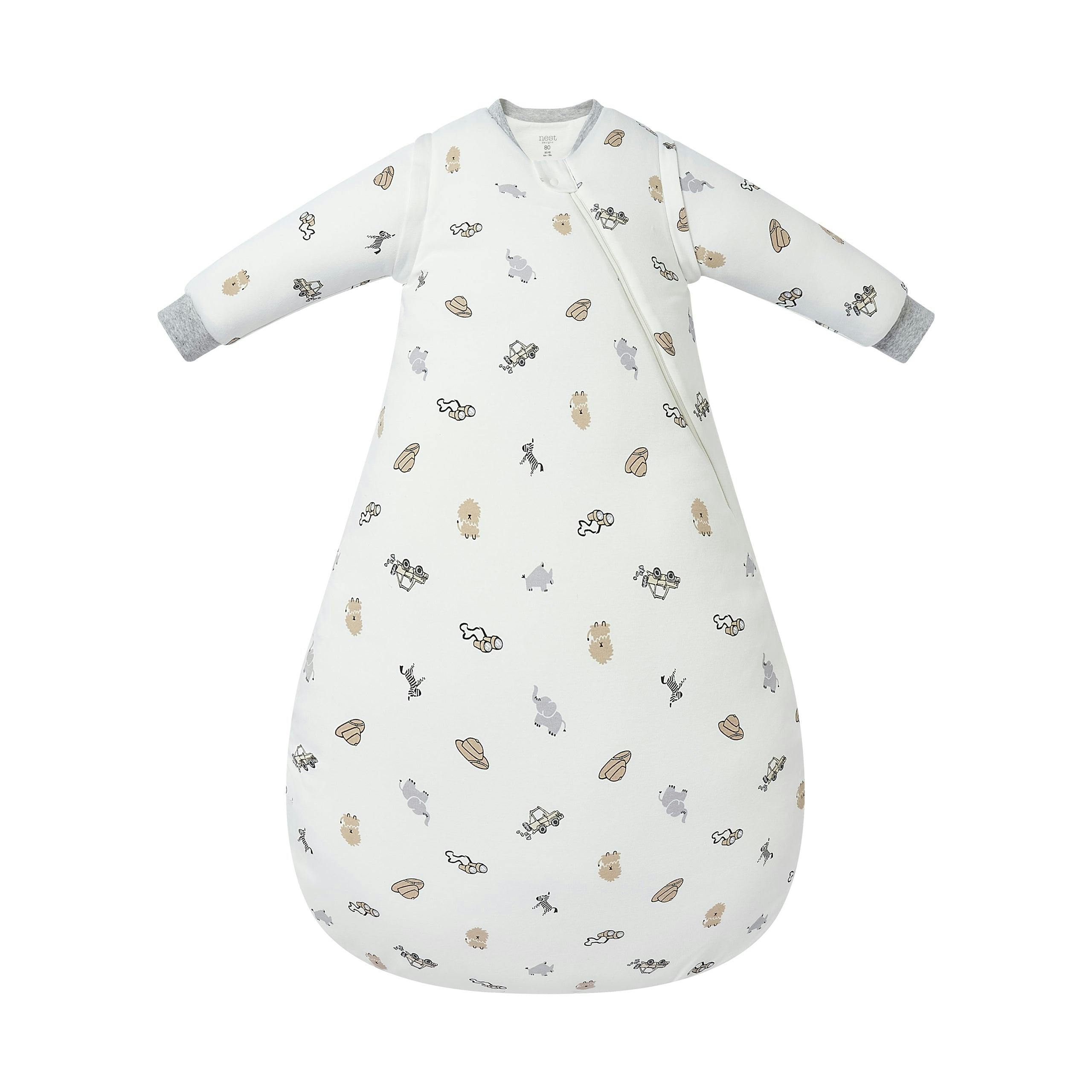 Organic Cotton Removable Sleeve Sleep Bag | 3.5 TOG