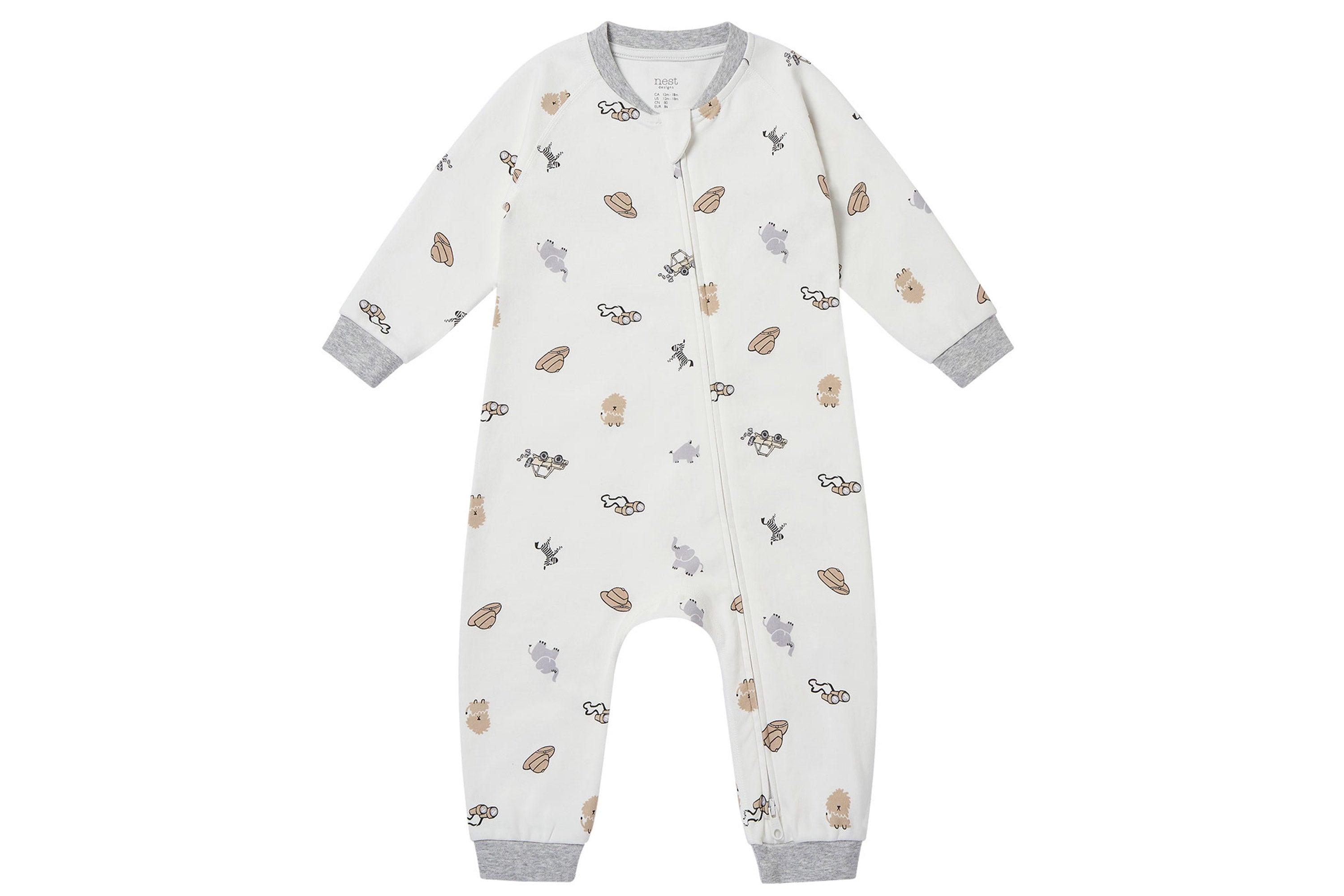 Organic Cotton Long Sleeve Footless Sleeper