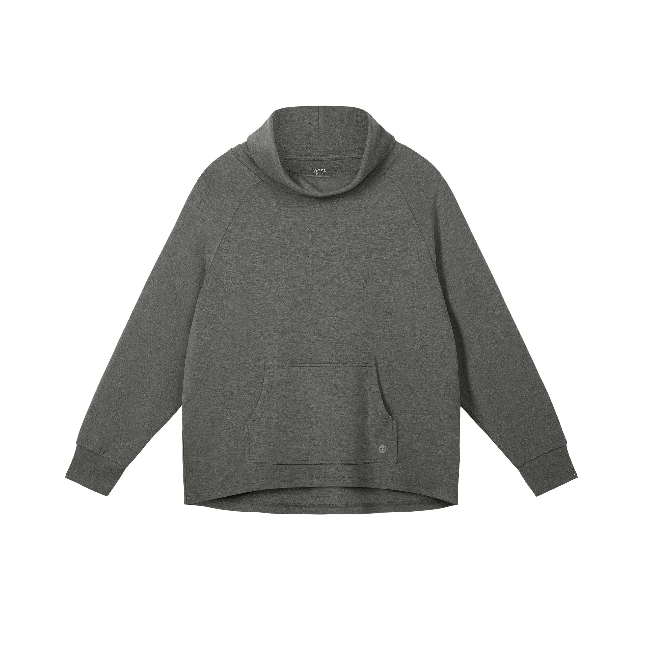 Women's Basics Back Pleated Sweatshirt