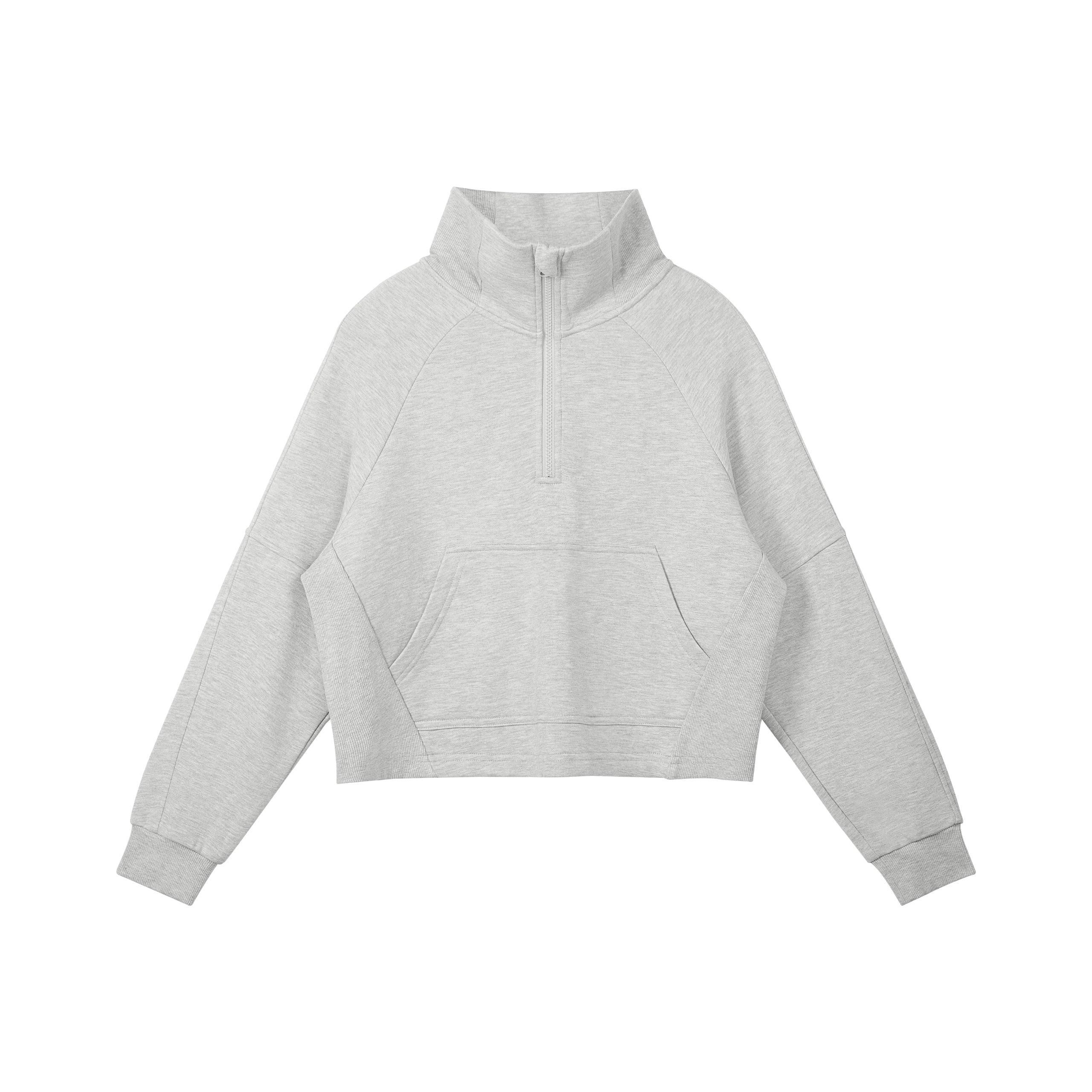 French Terry Women's Basics Half Zip Pullover