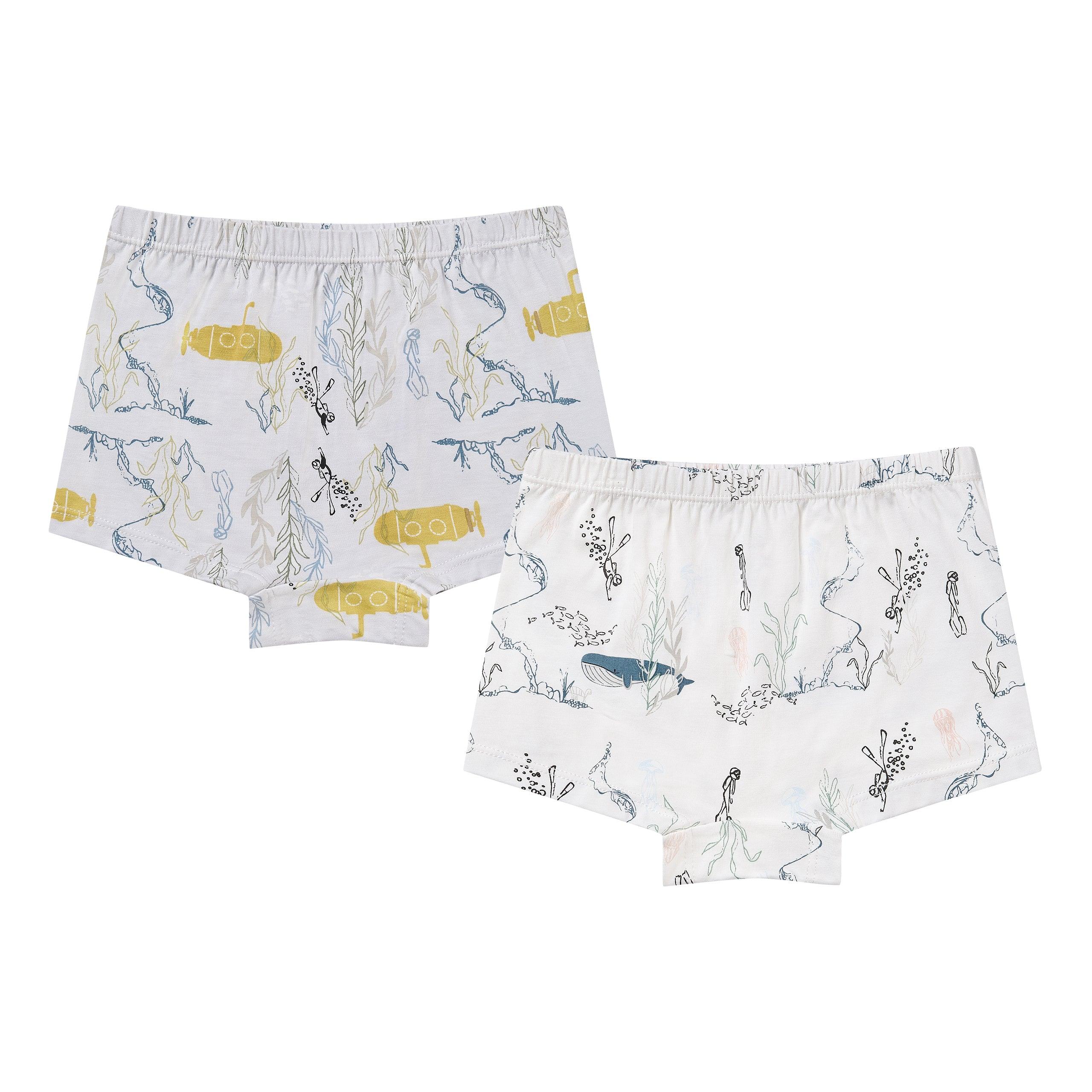 Bamboo Girls Boy Short Underwear (2 Pack)