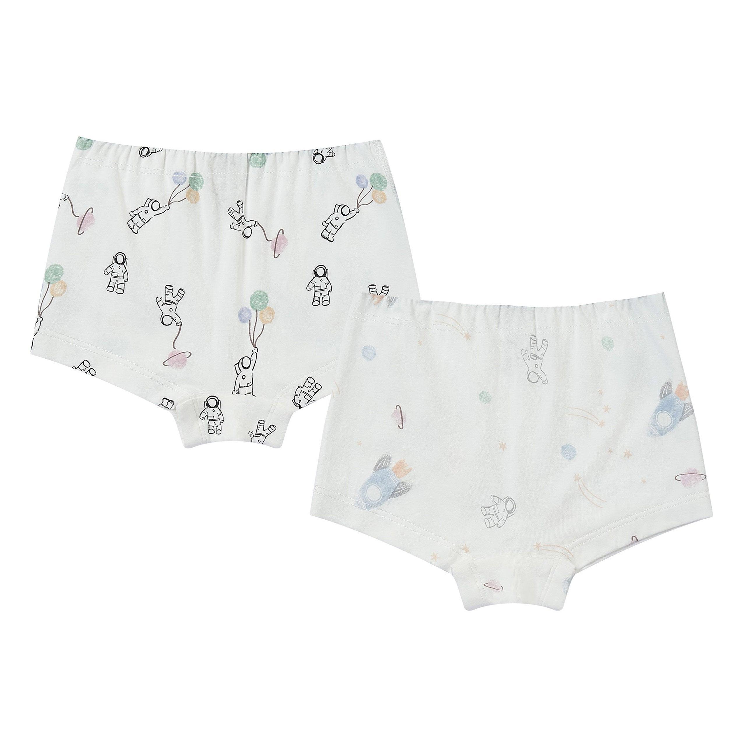 Bamboo Girls Boy Short Underwear (2 Pack)