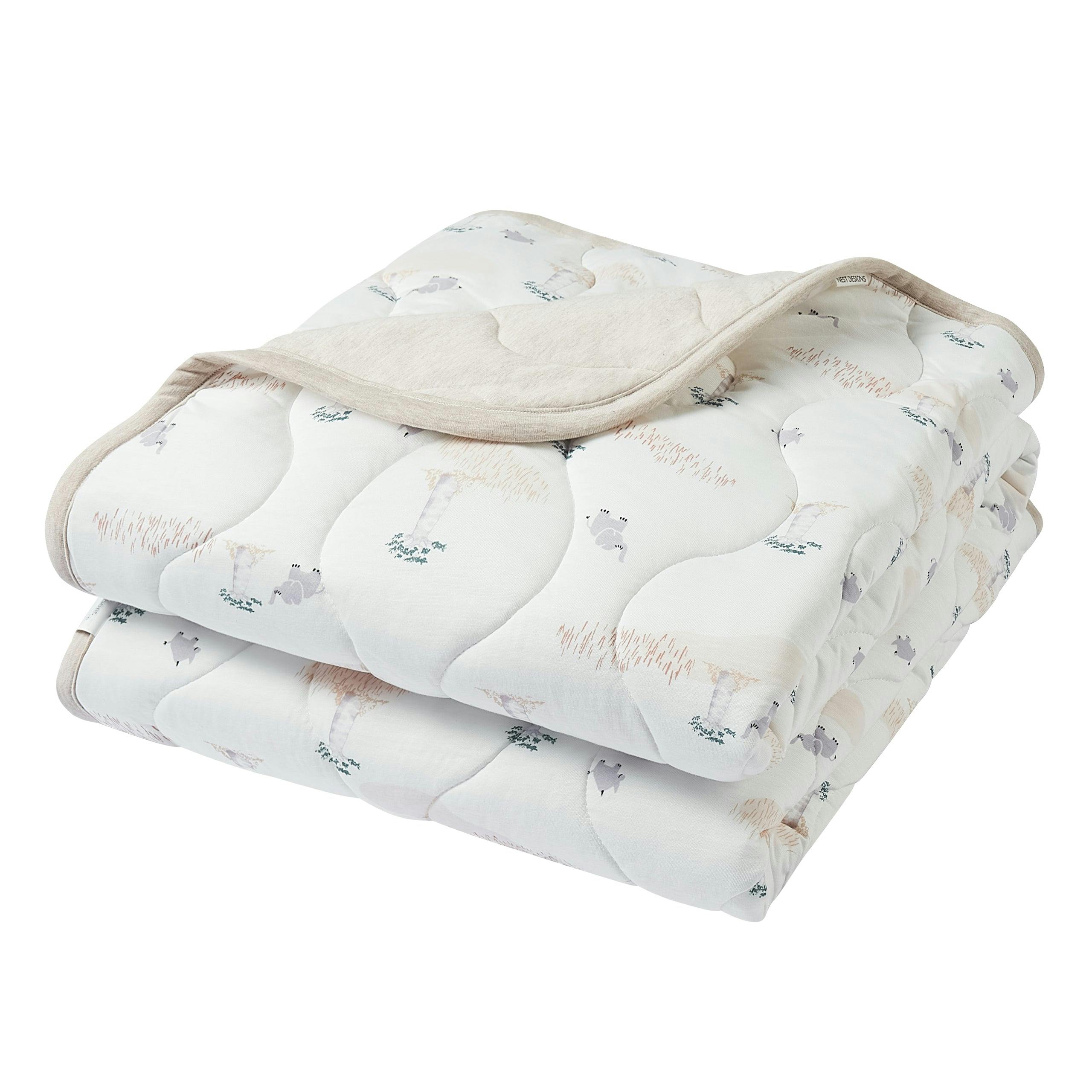 Bamboo Jersey Small Quilted Winter Blanket