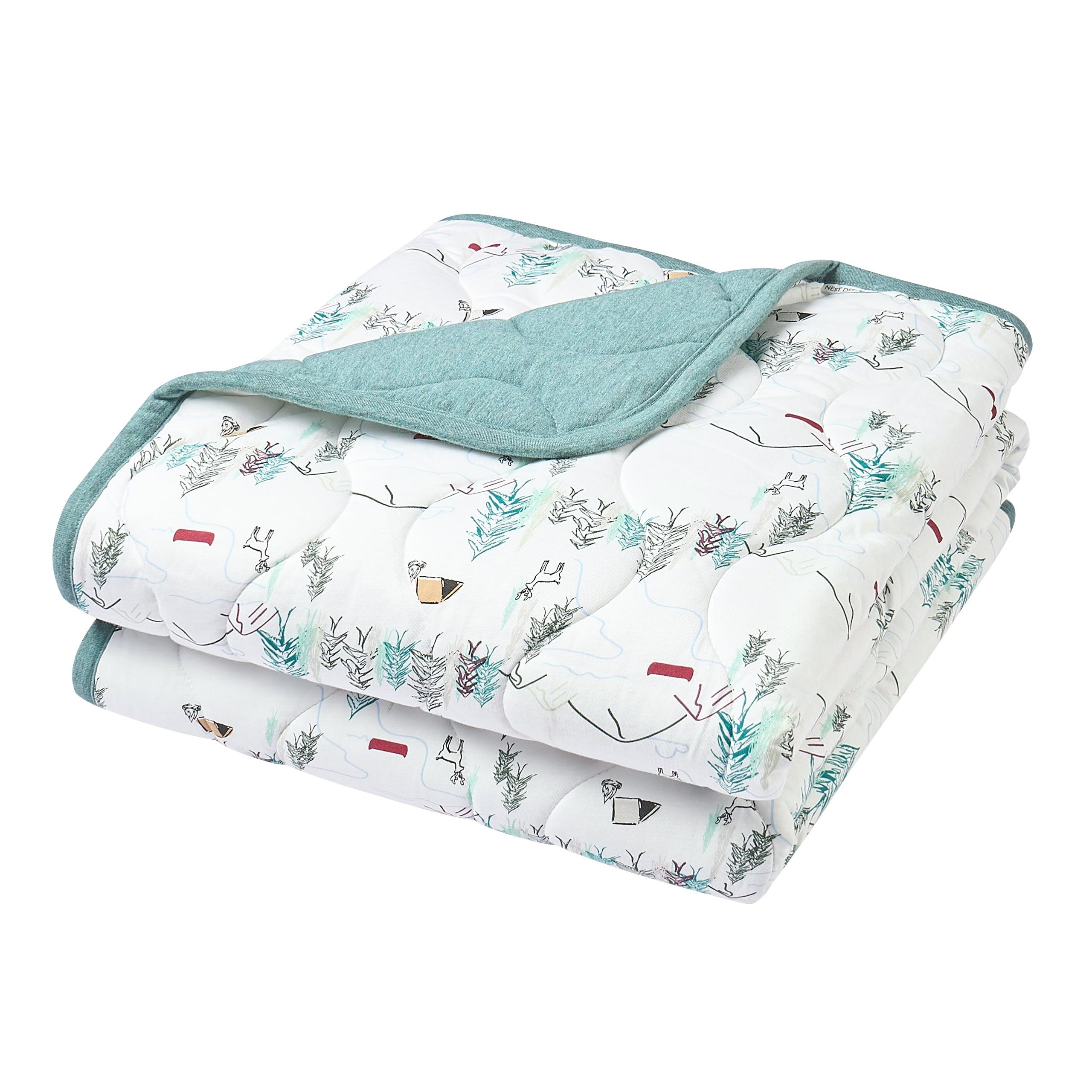 Bamboo Jersey Small Quilted Winter Blanket