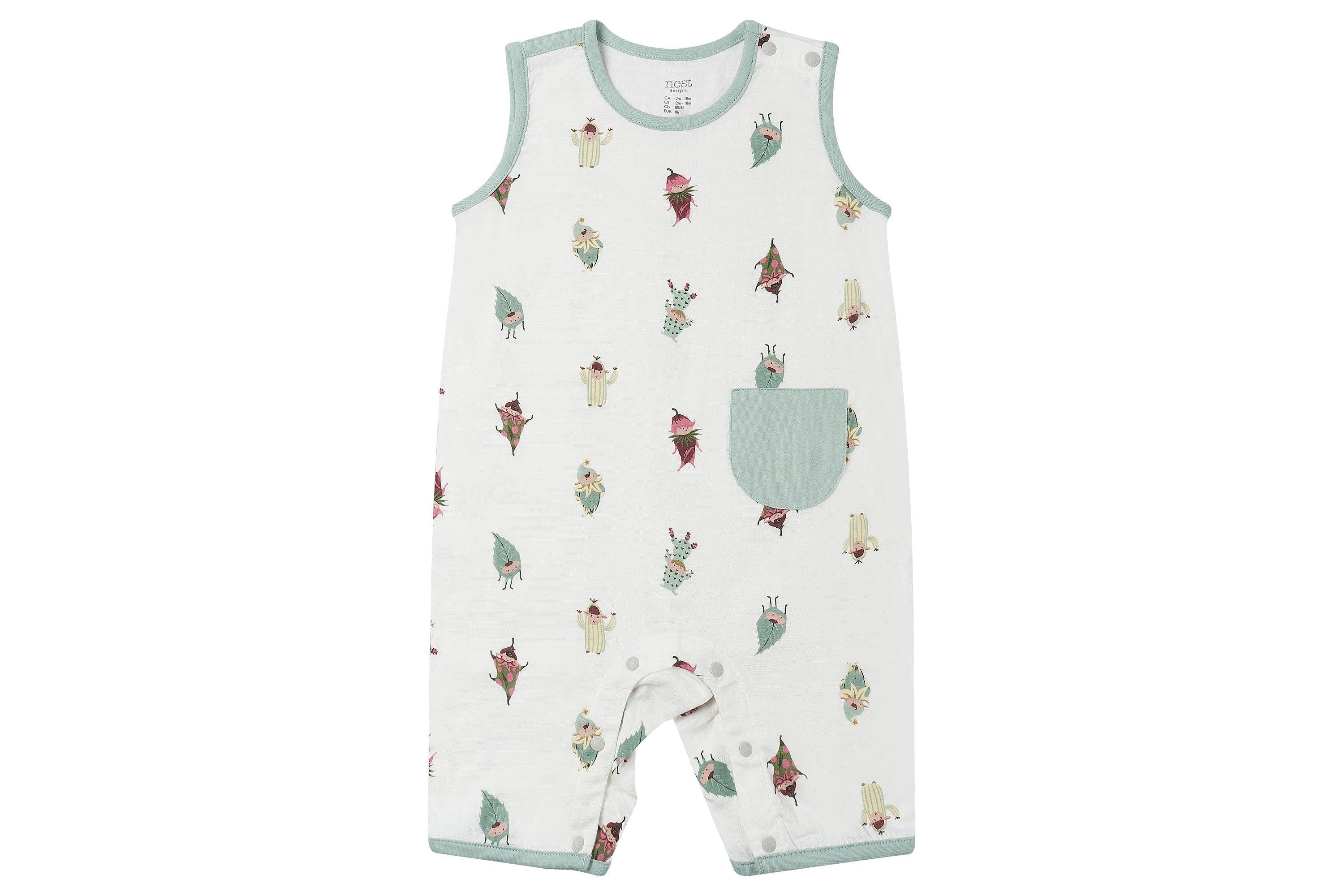 Bamboo Muslin Sleeveless Romper