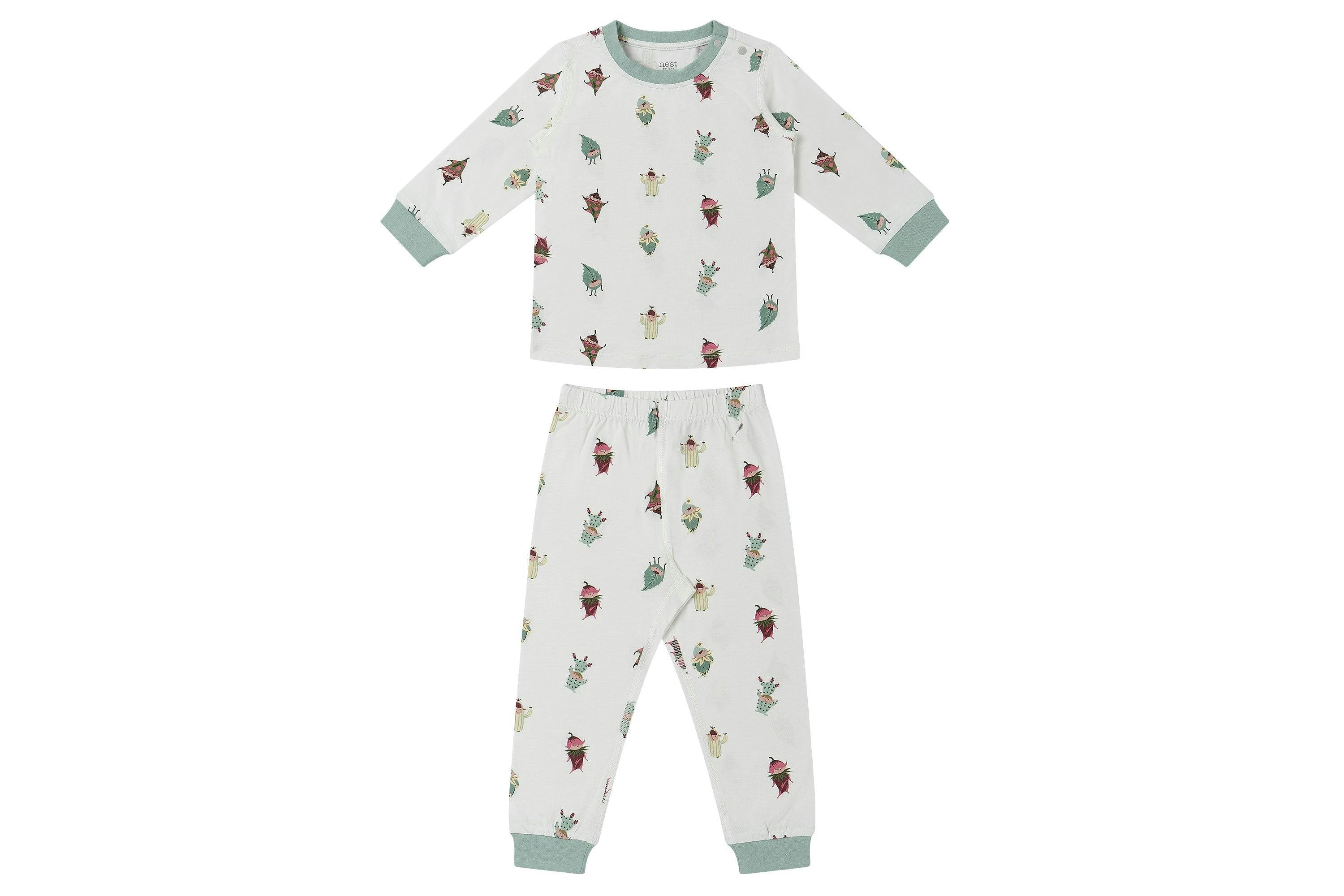 Avocado Bamboo Long Sleeve Two-Piece PJ Set