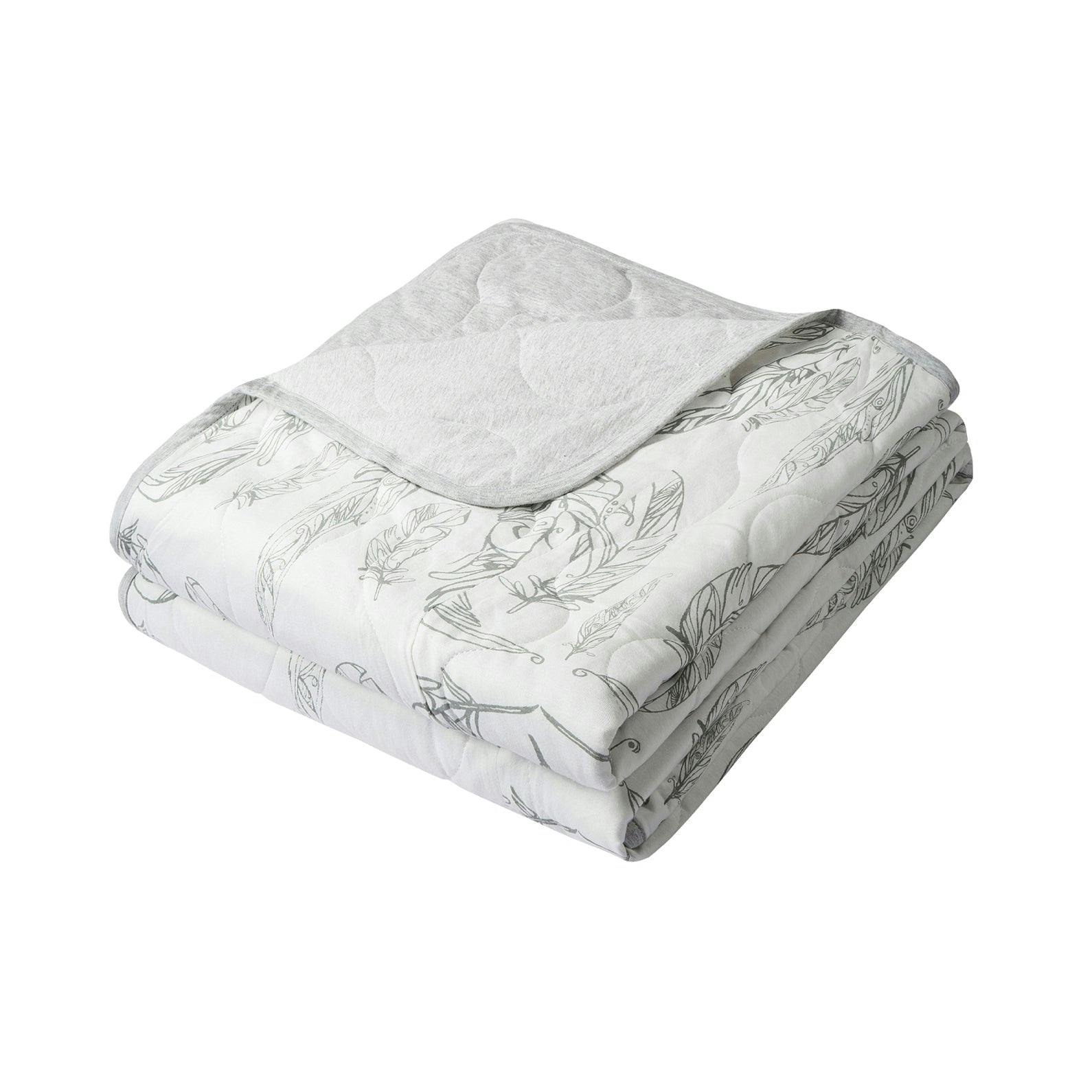 Bamboo Jersey Large Quilted Cozy Blanket