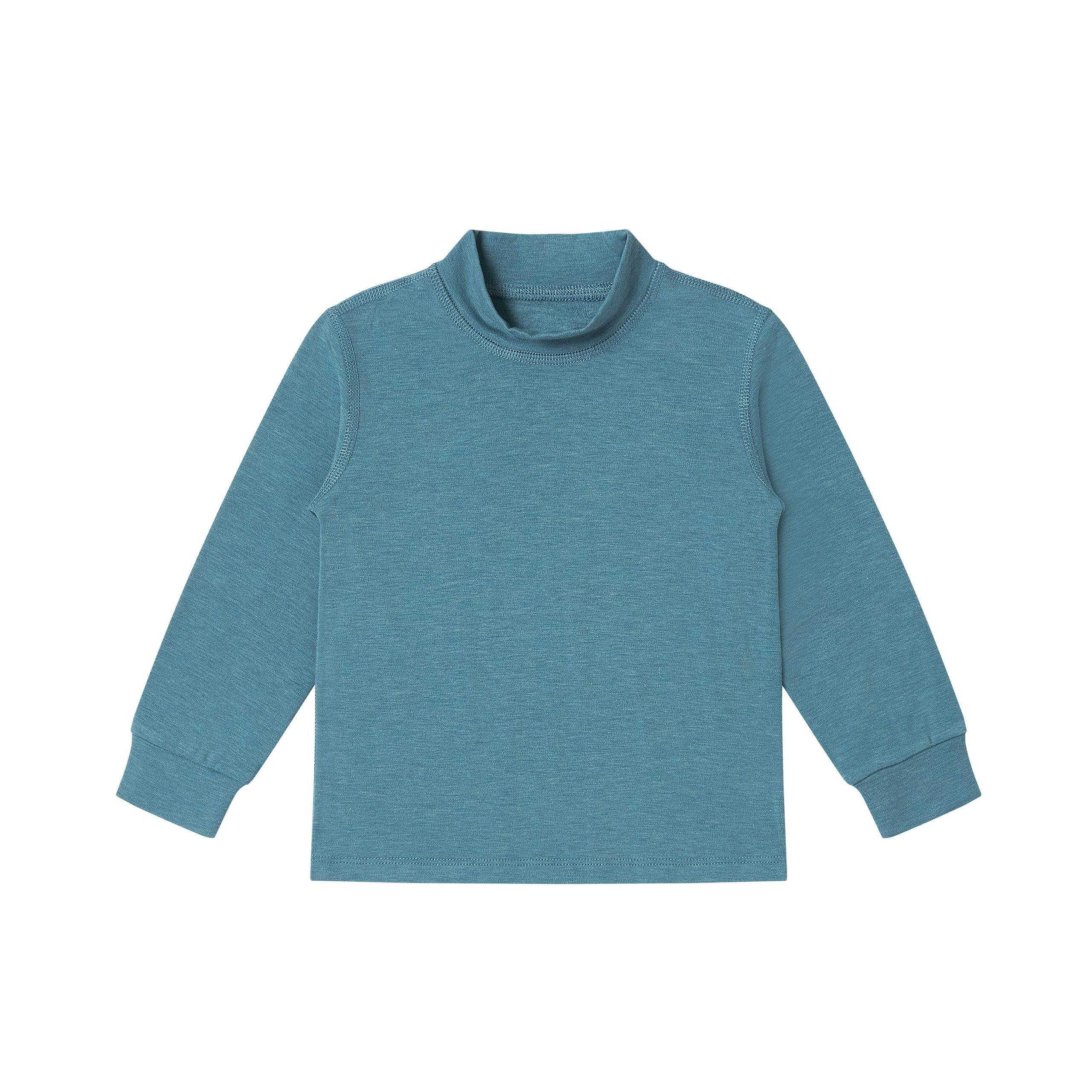 Tanboocel Mock Neck Long Sleeve Shirt