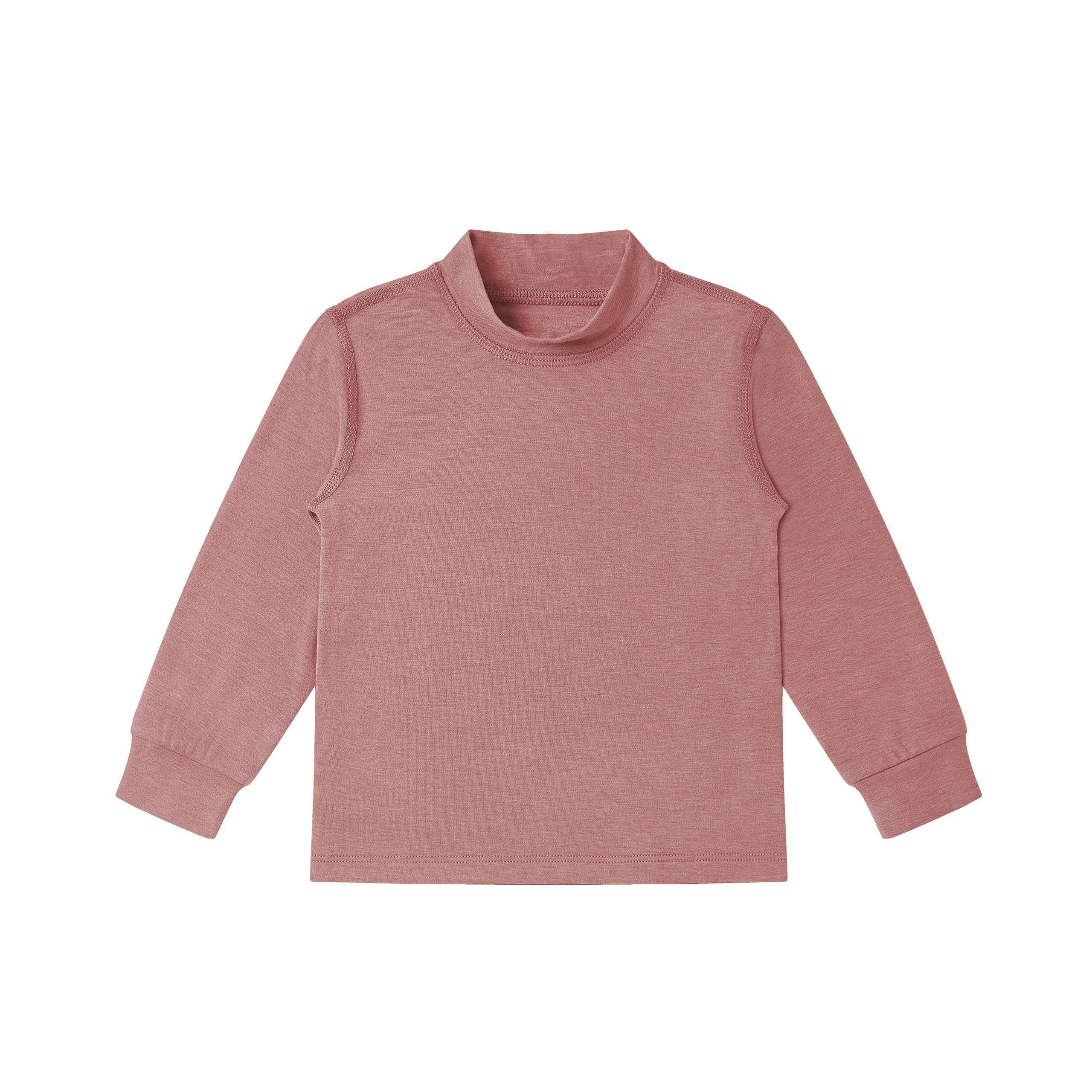 Tanboocel Mock Neck Long Sleeve Shirt