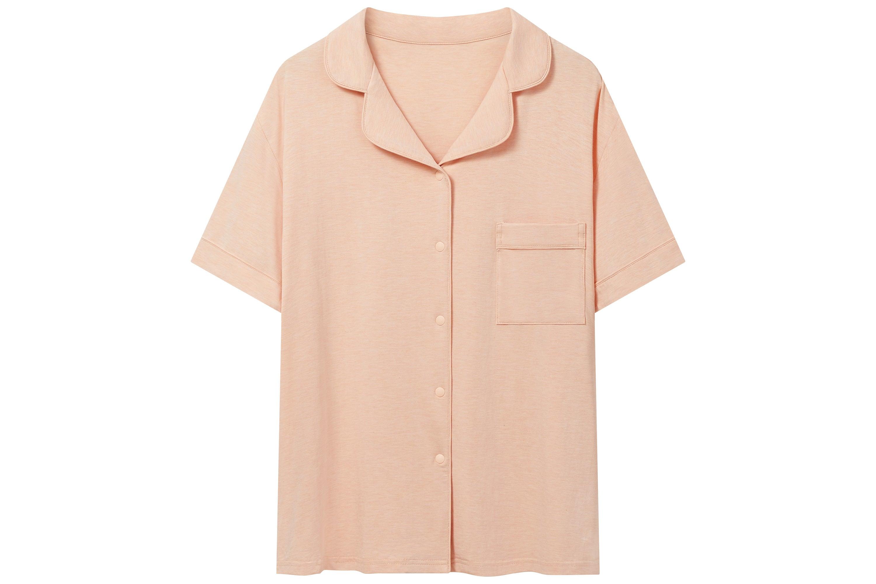 Pantone Women's Short Sleeve Button-Up Shirt