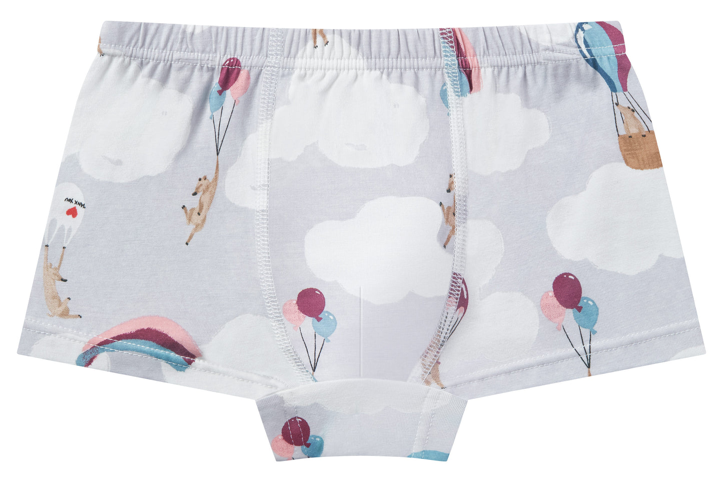 Girls Boy Short Underwear (Bamboo, 2 Pack) - Sahara Sky – Nest Designs