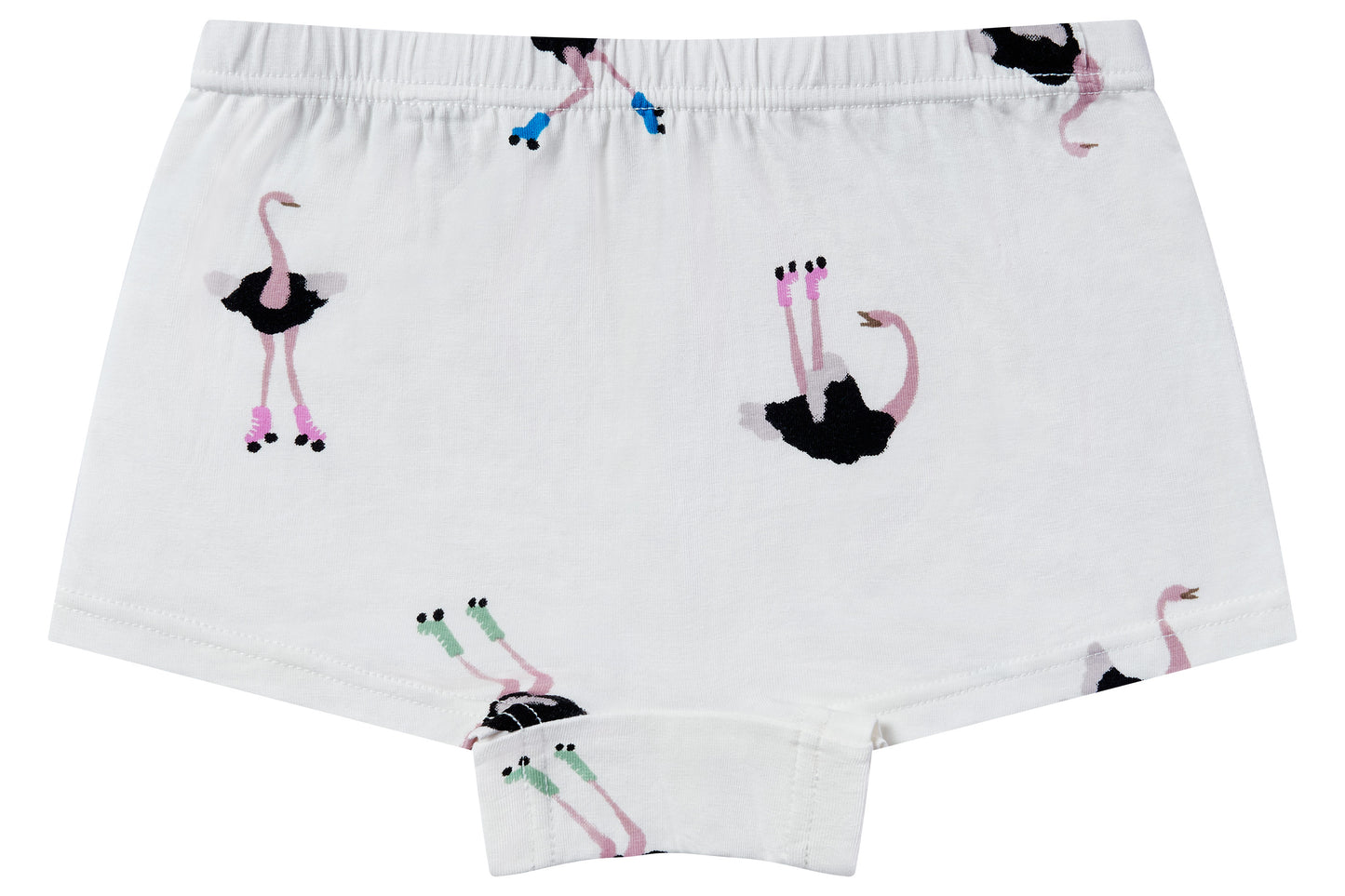 Girls Boy Short Underwear (Bamboo, 2 Pack) - Tall Birds – Nest Designs