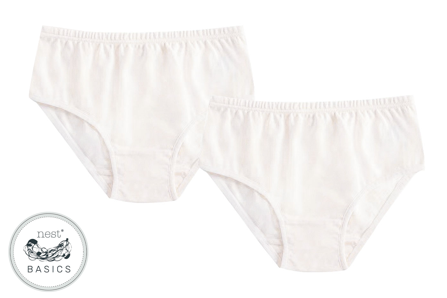 Comfortable Organic Cotton Panties for Baby Girls Kids Underwear