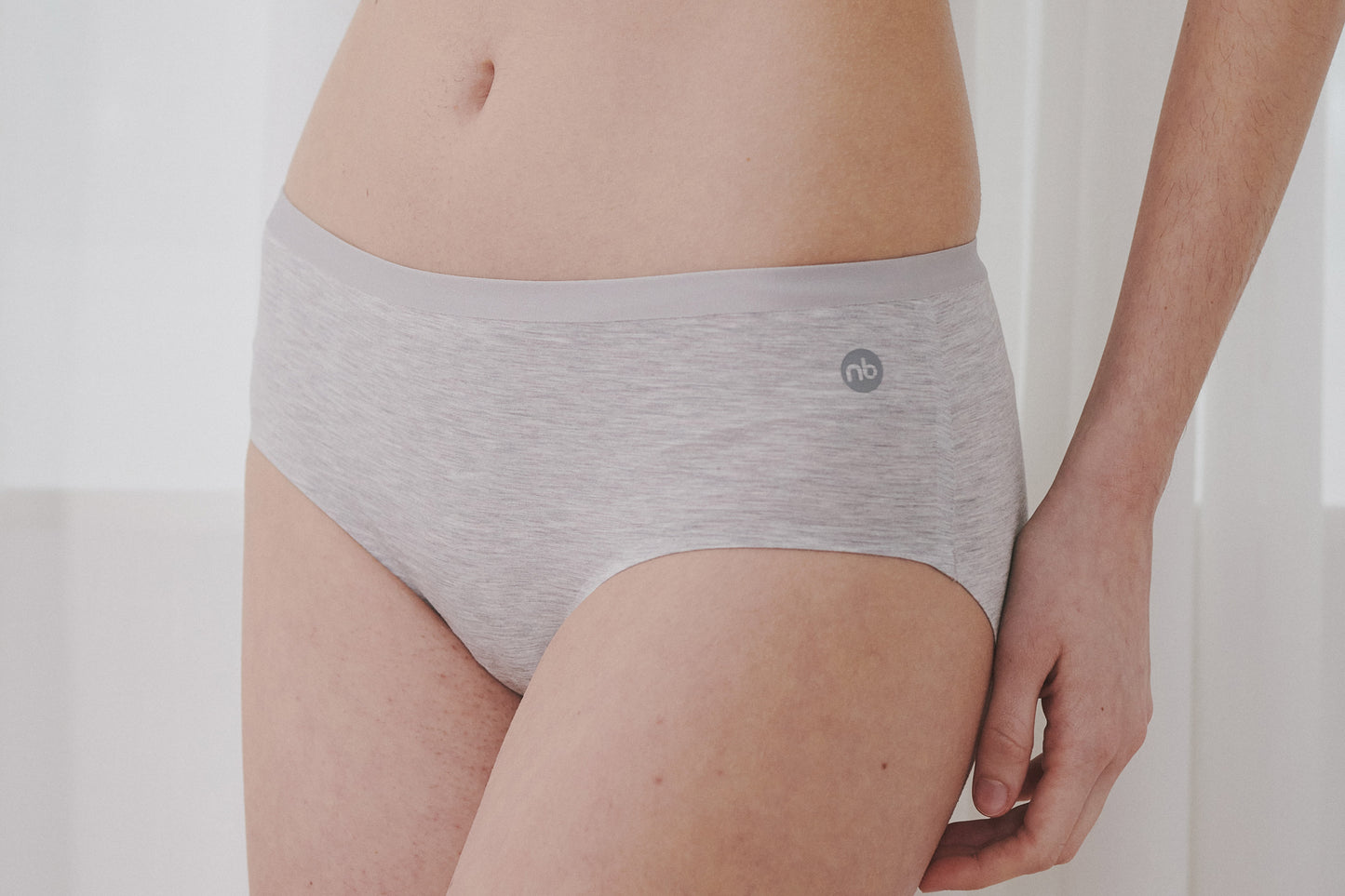 Women's Basics Bikini Underwear (Bamboo Spandex, 2 Pack) - Charcoal an –  Nest Designs