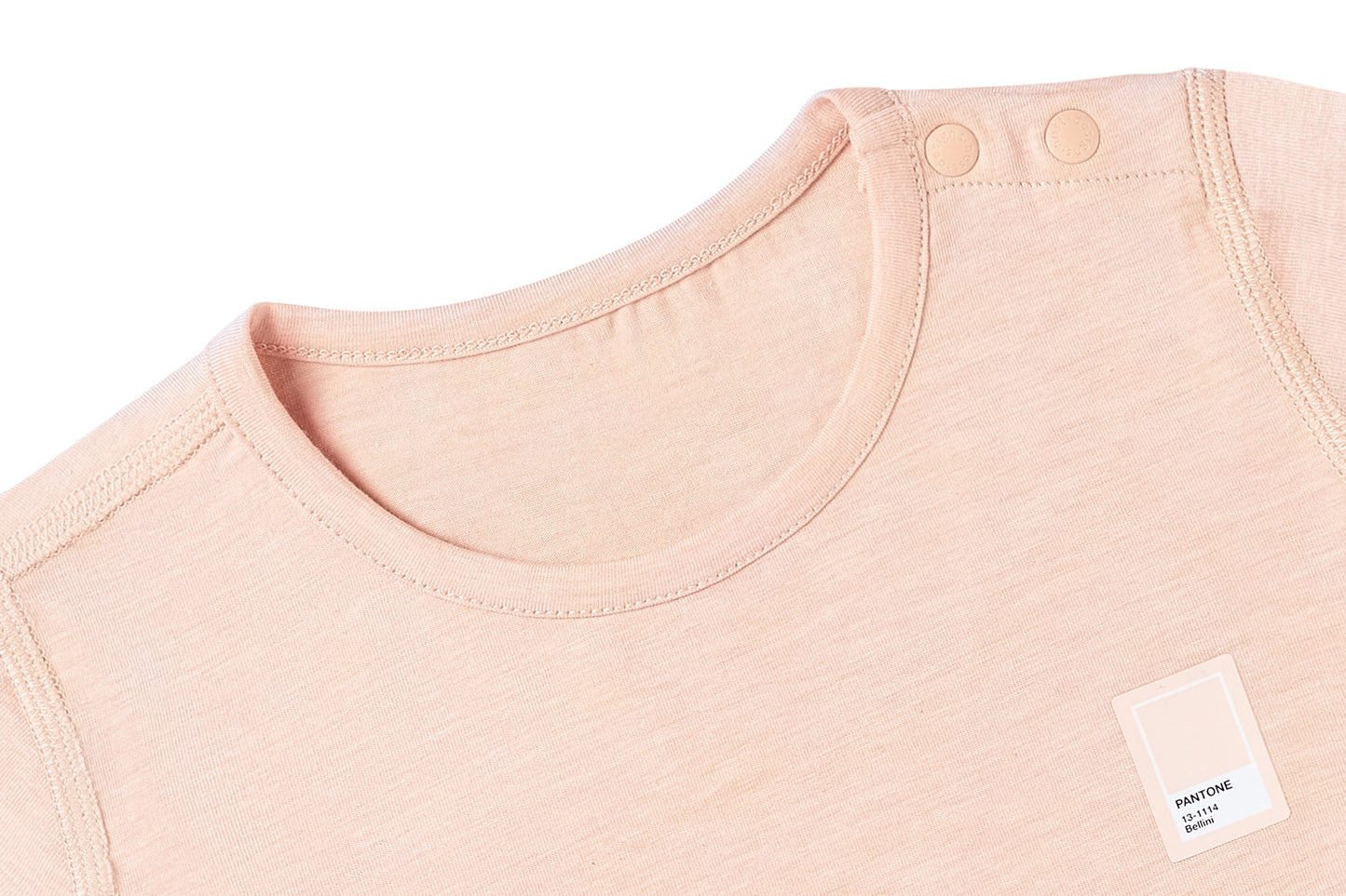 Short Sleeve T-shirt (Bamboo Jersey) - Pantone Bellini – Nest Designs